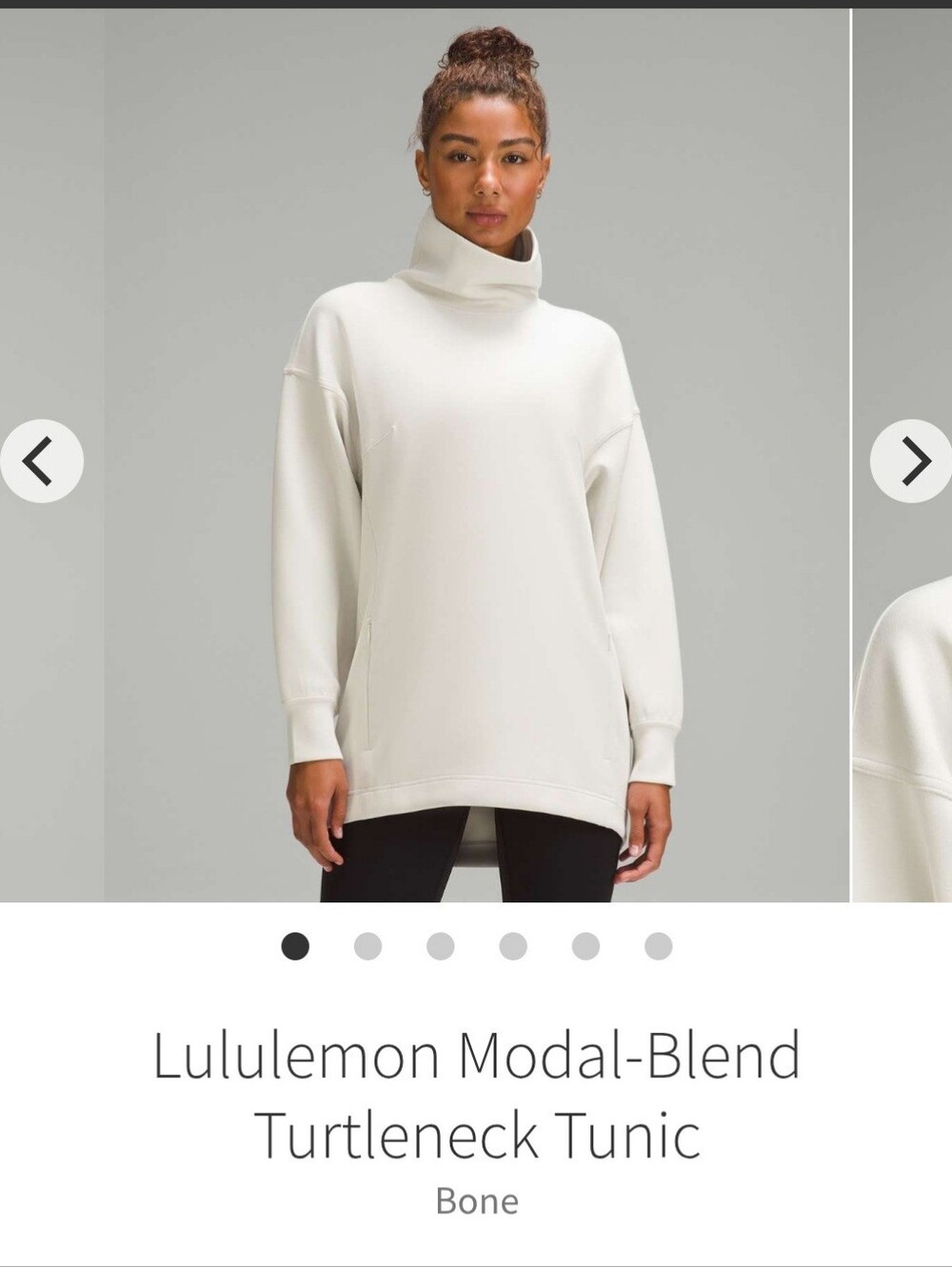 Lululemon Modal Turtleneck Tunic